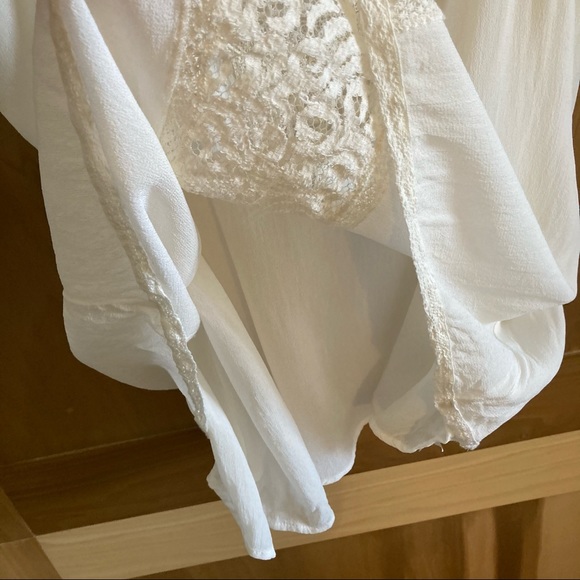 MUST GO Zara White Embroidered Crochet Lace Cami - Picture 4 of 7